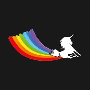 unicorn rainbow poo T-Shirt