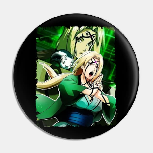 TSUNADE MERCH VTG Pin by xsmilexstd