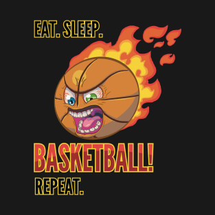 Mad Basketball - Eat Sleep Basketball Repeat T-Shirt