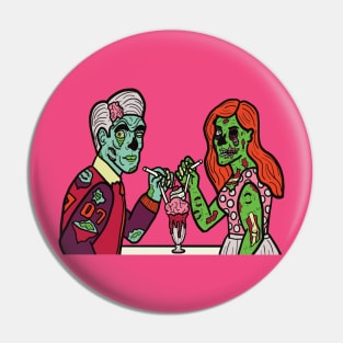 Zombie Couple Pin