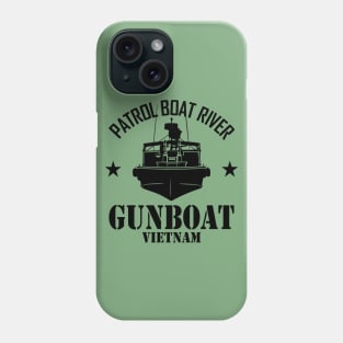 Patrol Boat River PBR - Gunboat Vietnam (subdued) Phone Case