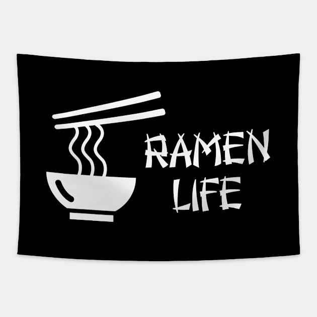 Ramen Life Tapestry by KC Happy Shop