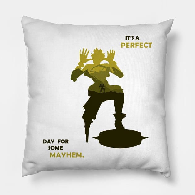 junkrat Pillow by boxermaniac