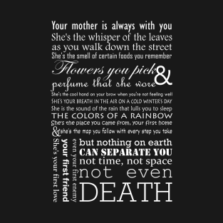 Mom poem (invert) T-Shirt