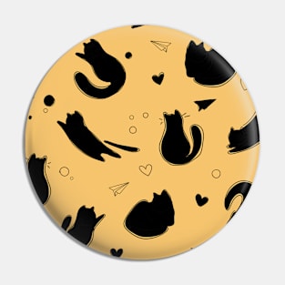 Cute Cat Pattern Pin