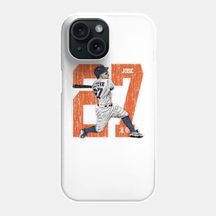 Jose Altuve Houston Sketch Phone Case