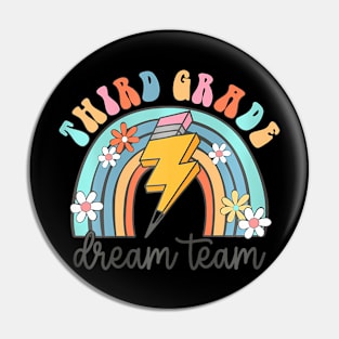 Back To School Third Grade Teacher 3Rd Grade Dream Team Pin