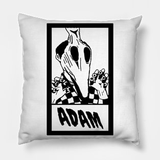 Adam Halloween Dead Ghost Monster 80's Spooky Horror Cult Vintage Retro Pillow