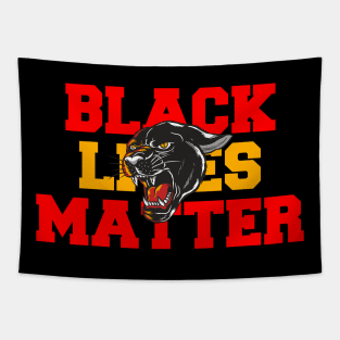 Black Lives Matter - No Justice No Peace Tapestry