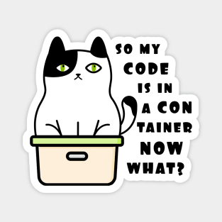 So my code is in container, now what? Magnet
