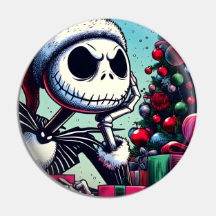 Elevate Your Holidays: Unique Jack Skellington Christmas Art for a Whimsical Celebration! Pin