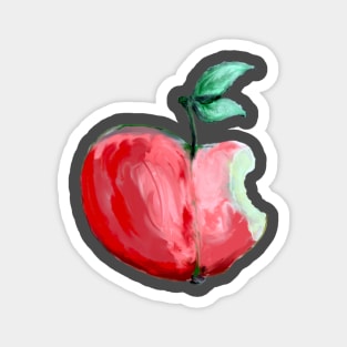 Bitten Apple Magnet