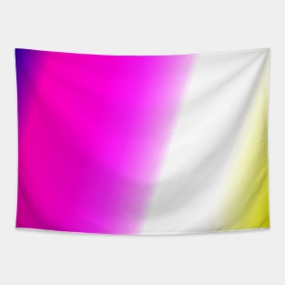 pink yellow white abstract texture Tapestry