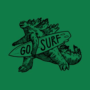 Dinosaur Surfing T-Shirt