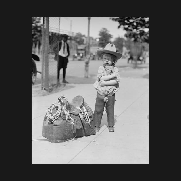 Tiny Cowboy, 1923. Vintage Photo by historyphoto