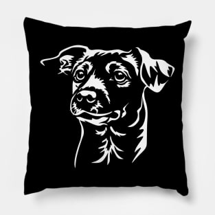 Jack Russell Dog Dogs - Jack Russell Head Pillow