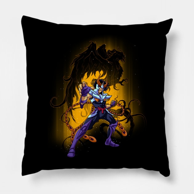 Ikki of Phoenix Pillow by felipebatista