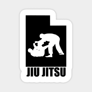 Utah BJJ (w/ Text) Magnet