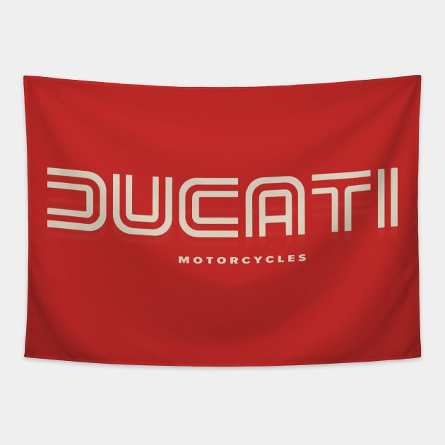 Ducati Motorcycles Italy Tapestry by Midcenturydave