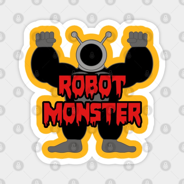 Robot Monster Magnet by thatgeekwiththeclipons@outlook.com