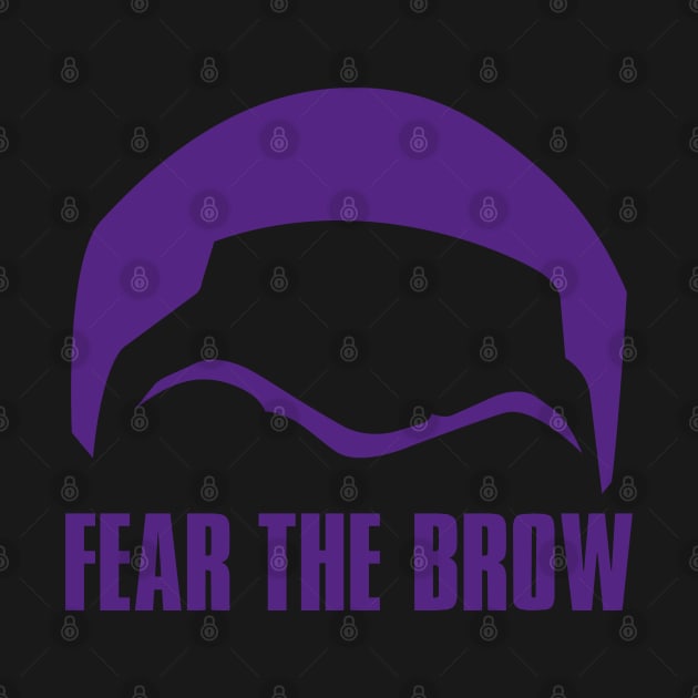 Anthony Davis Fear The Brow Lakers by TextTees