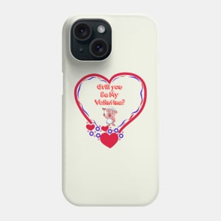 Grill You Be My Valantine? Phone Case