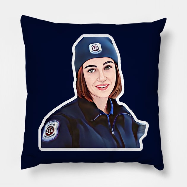 Officer Nicole Haught Pillow by The OG Sidekick