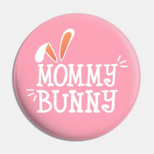 Simple and Cute Mommy Bunny Easter Typography Pin