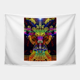 Rainbow Seahorse: I Think of You Tapestry