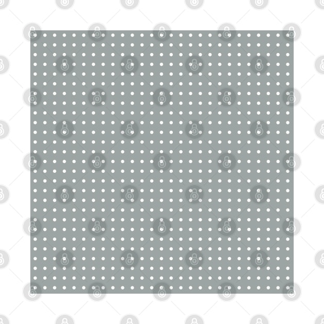 Light Slate Gray Polka Dots by Lucy