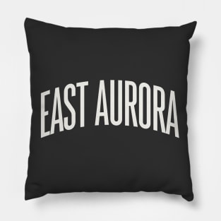 East Aurora New York Text College University Type Buffalo NY Pillow