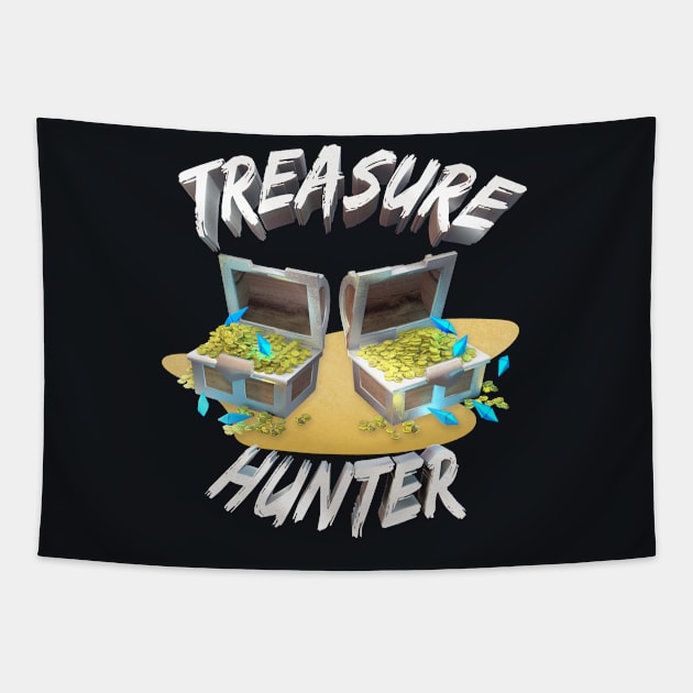 treasure hunter Tapestry by Nakano_boy