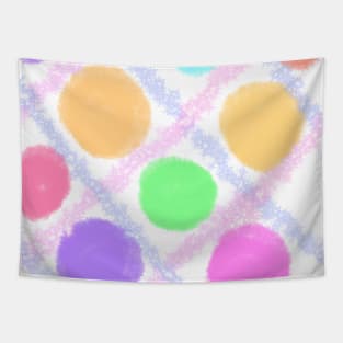 Colorful watercolor abstract art design Tapestry