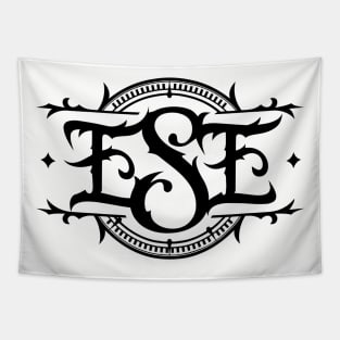 Black ESE Brand Tapestry