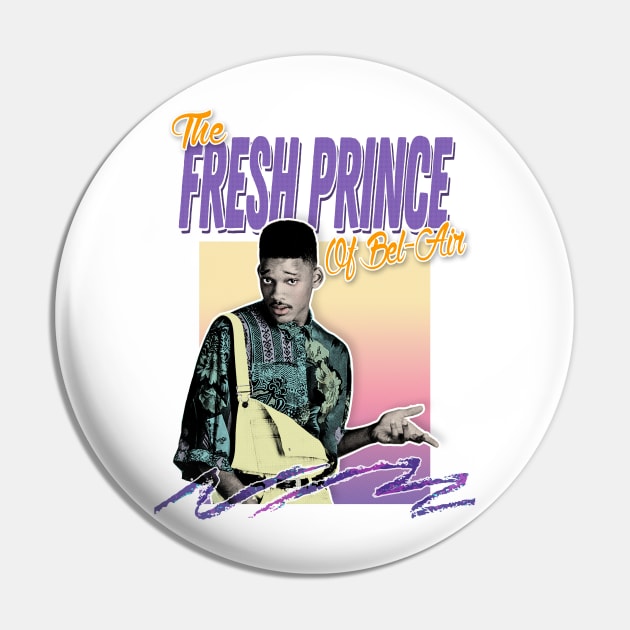 The Fresh Prince of Bel-Air - 90s Style Aesthetic Fanart Pin by DankFutura