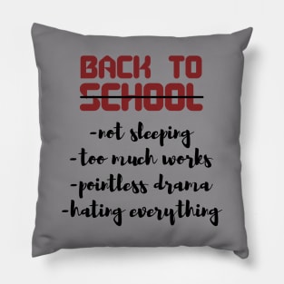 Back to school Funny Pillow