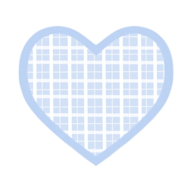 Blue Cottage Heart by Smilla