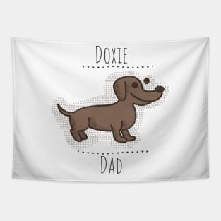 Doxie Dad Tapestry