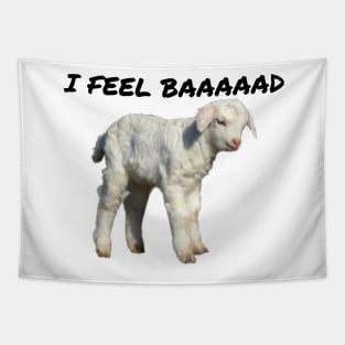 Goat Simulator I Feel Baaaad Tapestry