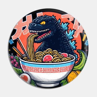 Godzilla Noodle Power Pin