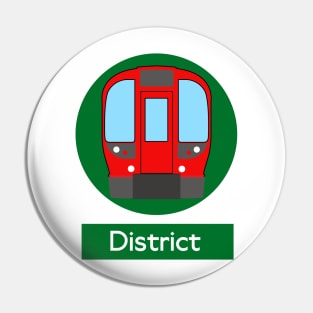 London Underground Subway District Pin