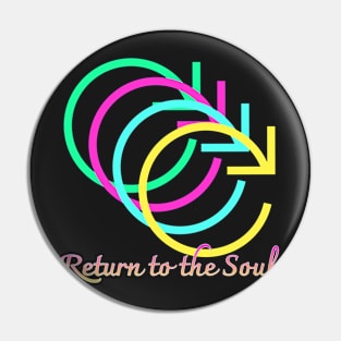 Return to the Soul,fluorescent color,arrow Pin