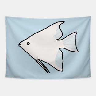 Platinum Angelfish Tapestry