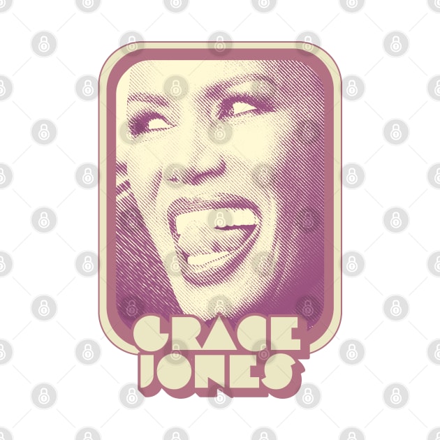 Grace Jones / Retro Style 80s Aesthetic Design by DankFutura