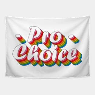 Pro Choice Typo Tapestry