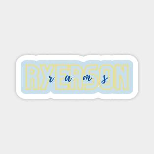 Ryerson Rams Magnet