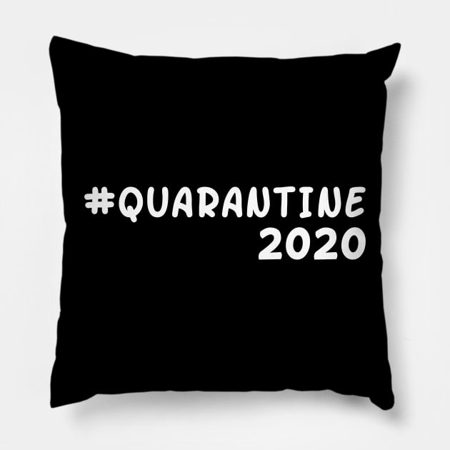 Quarantine 2020 t shirt Pillow by Tok'o Store