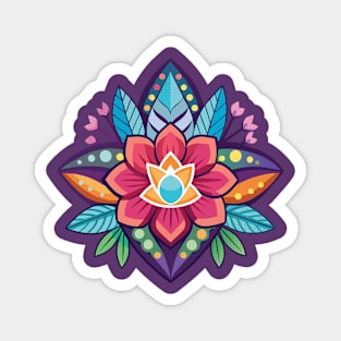 Pop Culture Floral Patterns Magnet