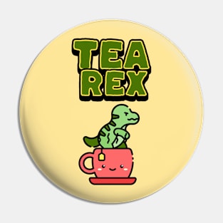 Trex tea rex pun typography tyrannosaurus dinosaur | Morcaworks Pin