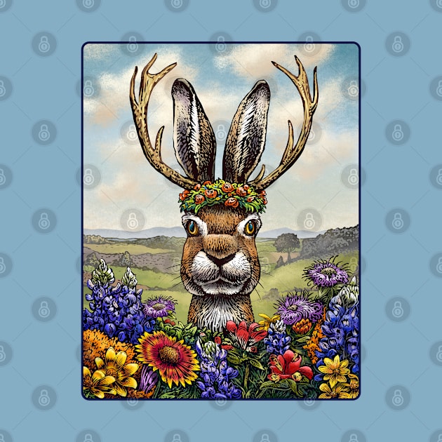 Ladybird's Jackalope by ChetArt